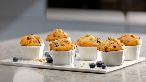 Muffins sortant d'un four SteamBake