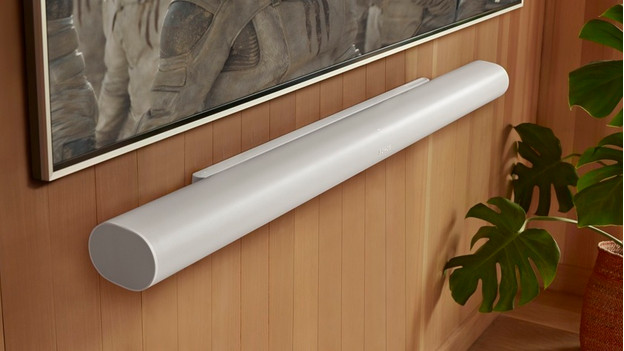 Soundbar in use