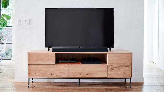 Soundbar with television