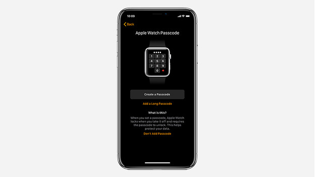 Apple Watch passcode