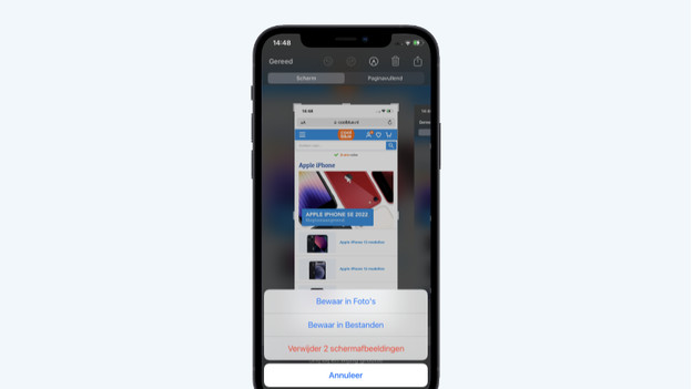 Screenshot maken Apple iPhone