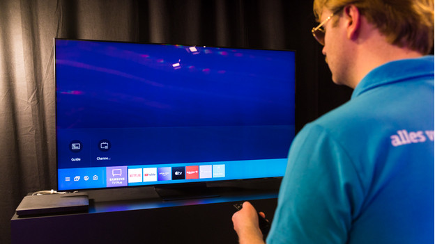 Smart TV platform of the Samsung QN90A