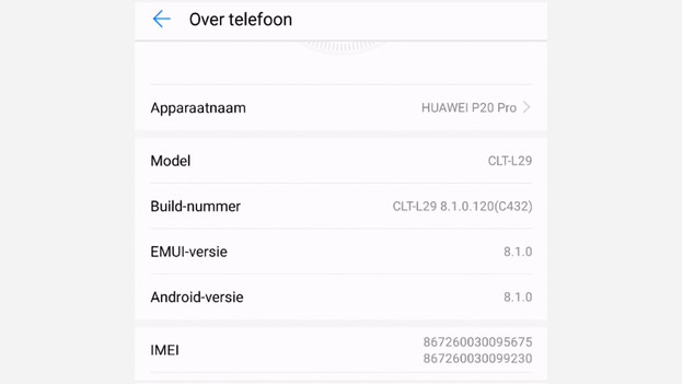 Paramètres du smartphone