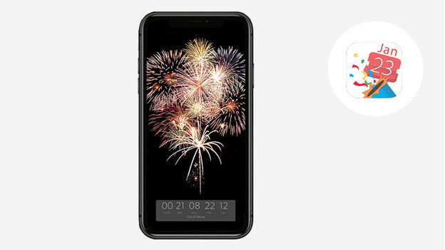 Appli iOS compte à rebours iPhone