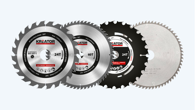 Different types of saw blades for radial arm saws
