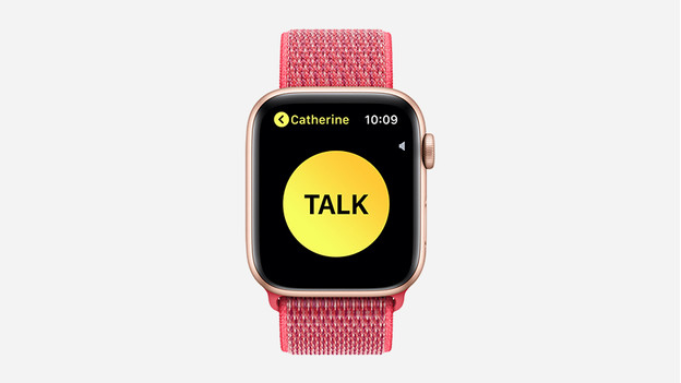Walkie talkie gesprek starten