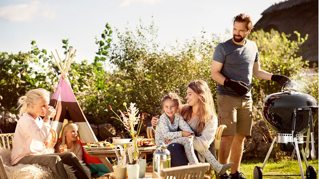 Barbecue avec enfants