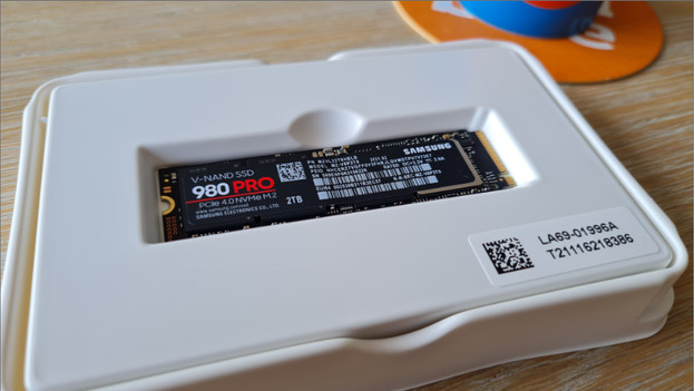 First impression of the Samsung 980 Pro M.2 SSD