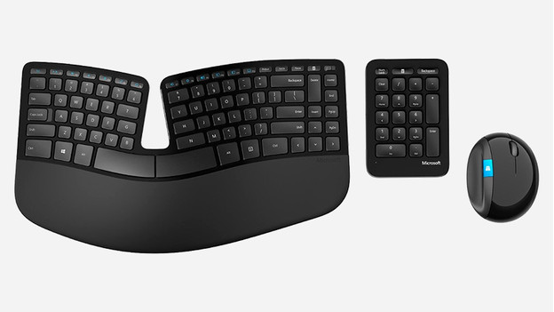 Ergonomic keyboard and mouse set