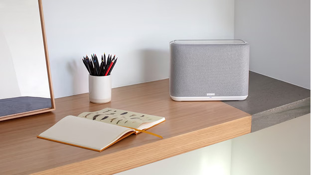 WiFi speaker in use