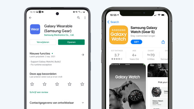 Galaxy wear app store for iphone