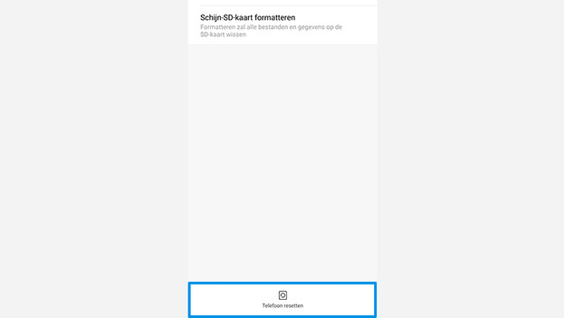 Xiaomi reset telefoon resetten