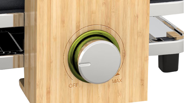 bouton rotatif pour régler la température d'un appareil à gourmet