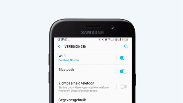 Bluetooth menu Android 