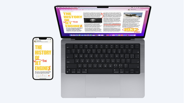 Samenwerking Mac en iPhone