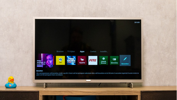 Philips basis smart tv menu bewerken