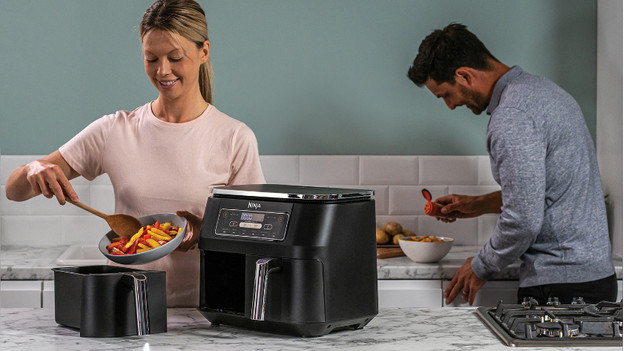 Ninja airfryer met groente