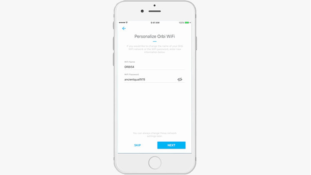 Configurez la borne de base avec l'appli