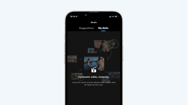 Sélectionner des fichiers dans l'appli GoPro