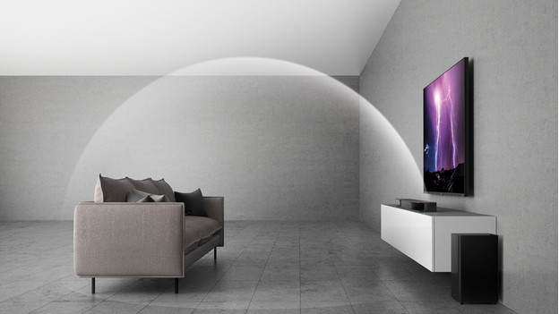 True Dolby Atmos with upward-facing speakers