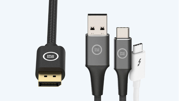 DisplayPort, USB-C, and Thunderbolt 3 cables