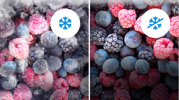 Produits frais avec NoFrost