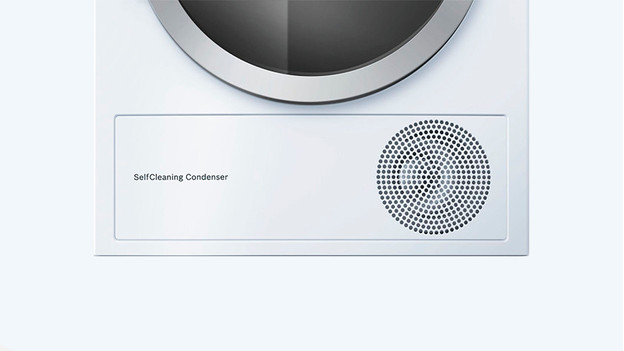 Self-cleaning condenser