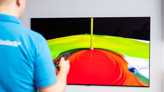 Contrast and black levels of the LG G3 OLED EVO TV