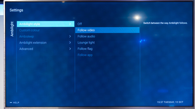 Philips Ambilight styles