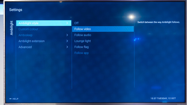Philips Ambilight styles