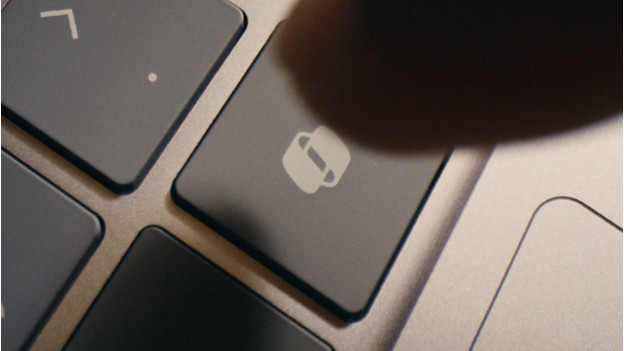 The Copilot key on a Surface laptop