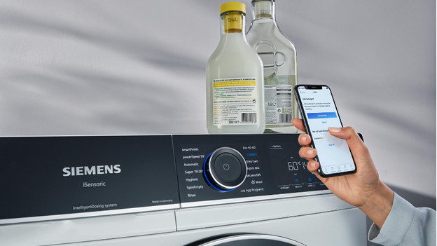 Washing machine with an app