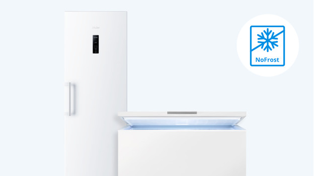 Upright freezer and chest freezer