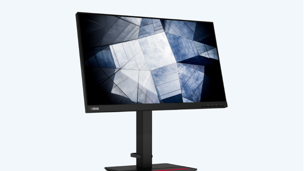 Een zakelijke Lenovo ThinkVision monitor