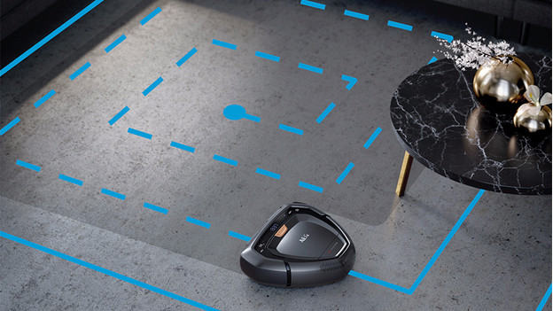 Cleaning route of a robot vacuum