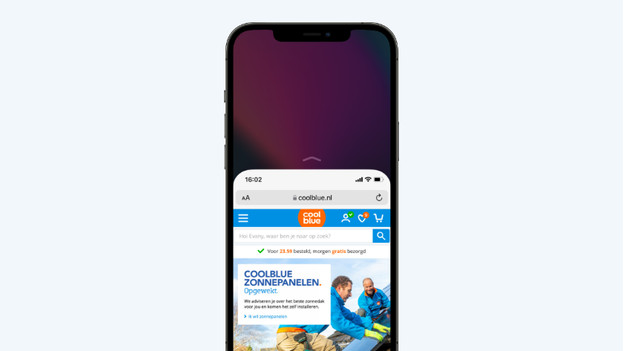 iPhone beginscherm