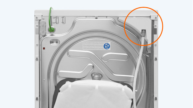 Whirlpool achterkant droogkast