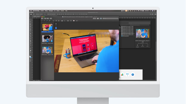Voorvertoning op Apple MacBook