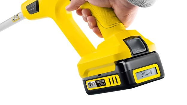 Batterie Karcher 18 V dans l'appareil