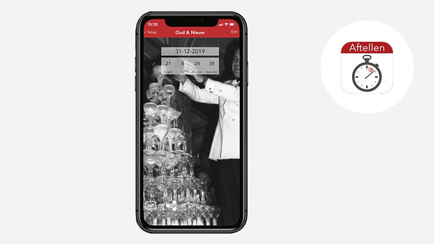 Appli iOS compte à rebours iPhone