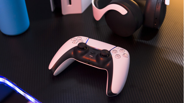 A PS5 controller.