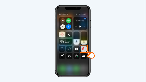 Filmer l'écran d'un iPhone