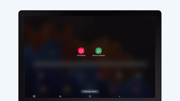 Tablet opnieuw opstarten