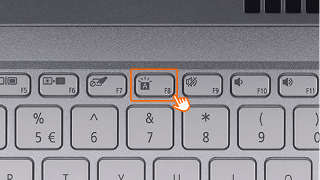 How do you turn on the keyboard lighting on laptop? - Coolblue anything for smile