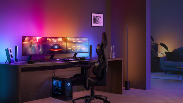 PC gamer avec lightstrip