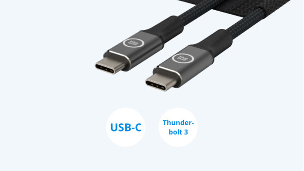 Câble USB-C vers USB-C avec signal d'image