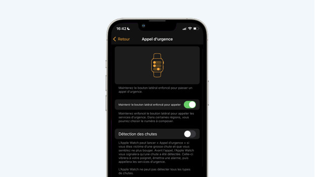 Apple watch best sale detection de chute