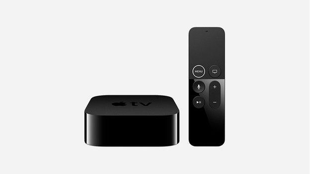 Apple TV with remote