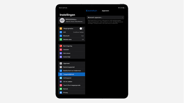 Connecter une souris Bluetooth à l'iPad