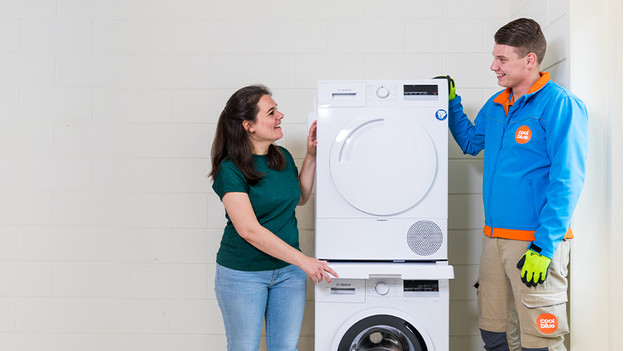 Stacking kit for your washing machine and dryer